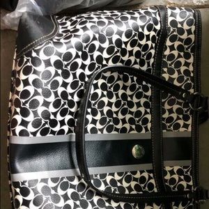 Large coach purse.  Paid 290
